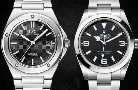 iwc pilot vs rolex explorer|Rolex watch review.